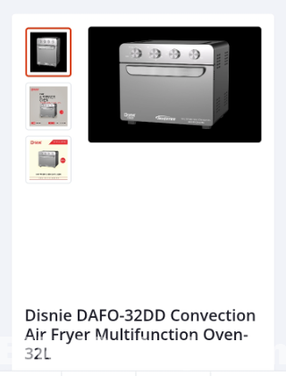 Disnie air fryer oven sale